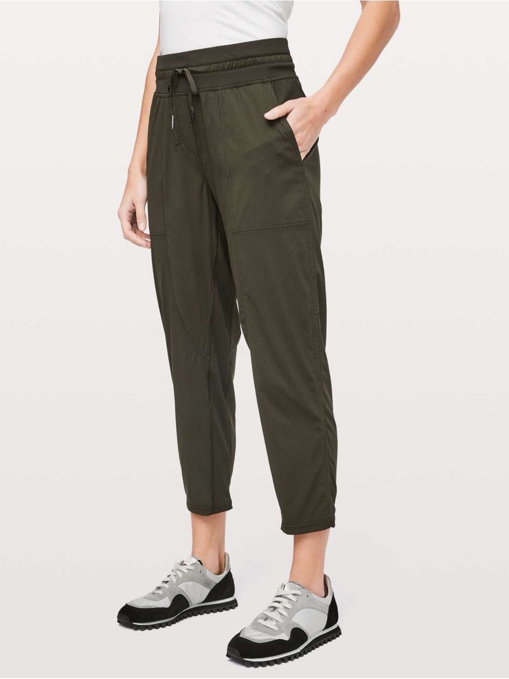Lululemon Dance Studio Crop Pants Dark Olive Size 8